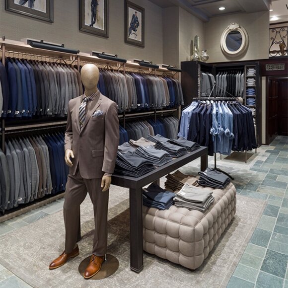 Joseph Abboud (Vietnam) Men's Tan Slim Fit 97% Wool Suit Coat/ Blazer - Picture 8 of 17